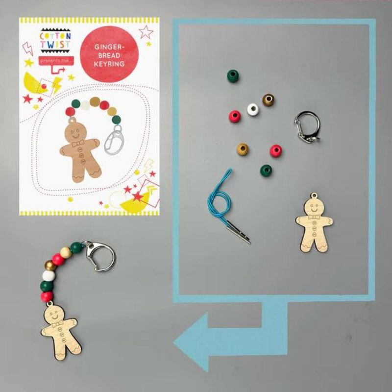 Cotton Twist Make Your Own Gingerbread Keyring